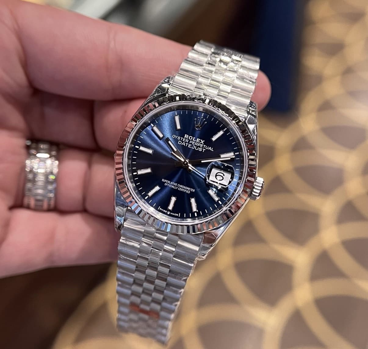 Rolex Datejust 126334 904L Steel Blue Dial 36mm Jub Super Clone